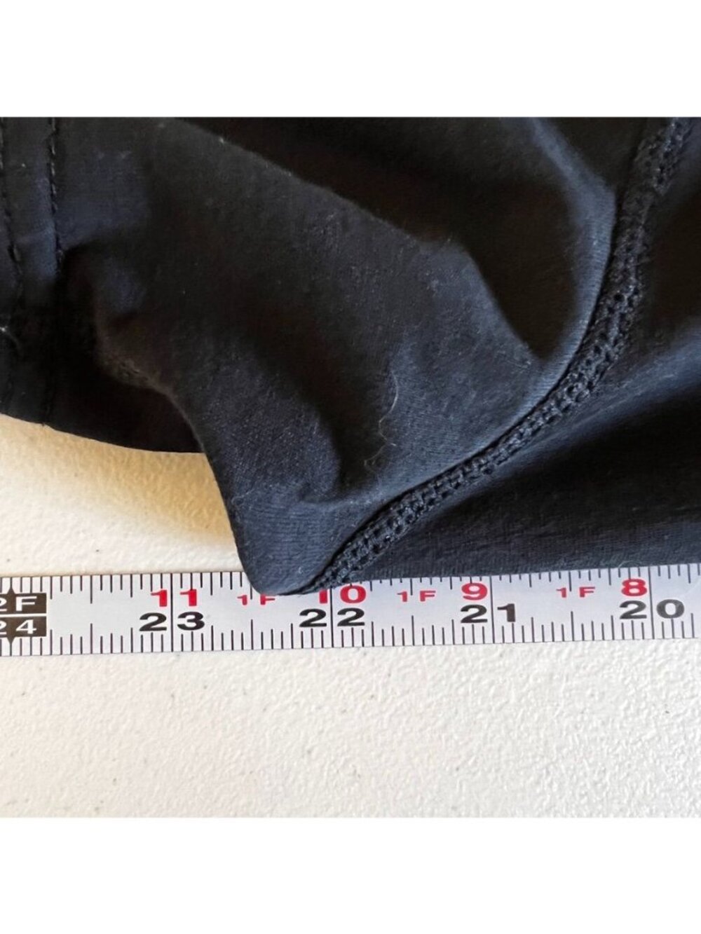 BYLT Mens Sz L Black Polo Premium LUX Fabric Stretch Drop Cut Hem Classic Staple - Picture 9 of 12